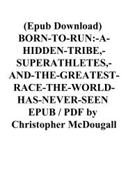 Born To Run Christopher Mcdougall Pdf
